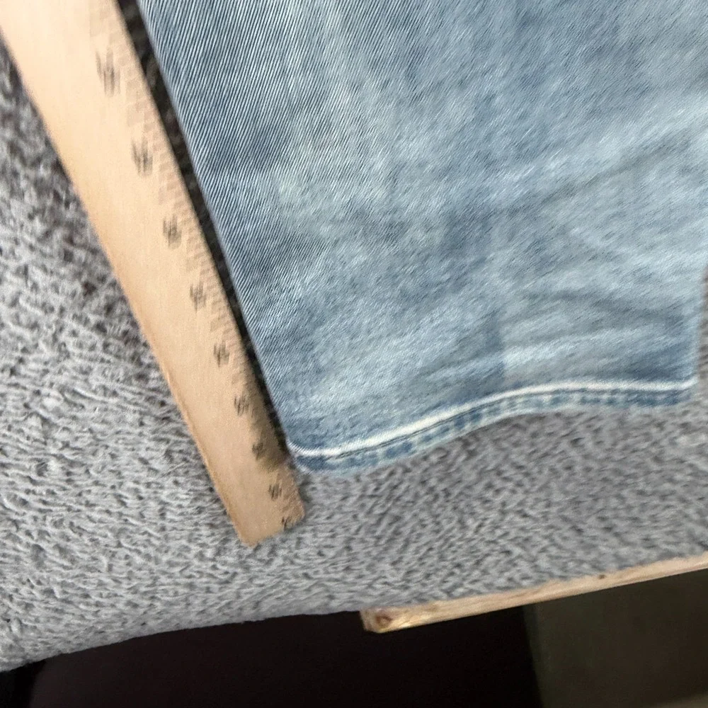 Express Jeans Men's 40x35 Blue Cotton Denim Skinny Leg Faded Workwear Stretch